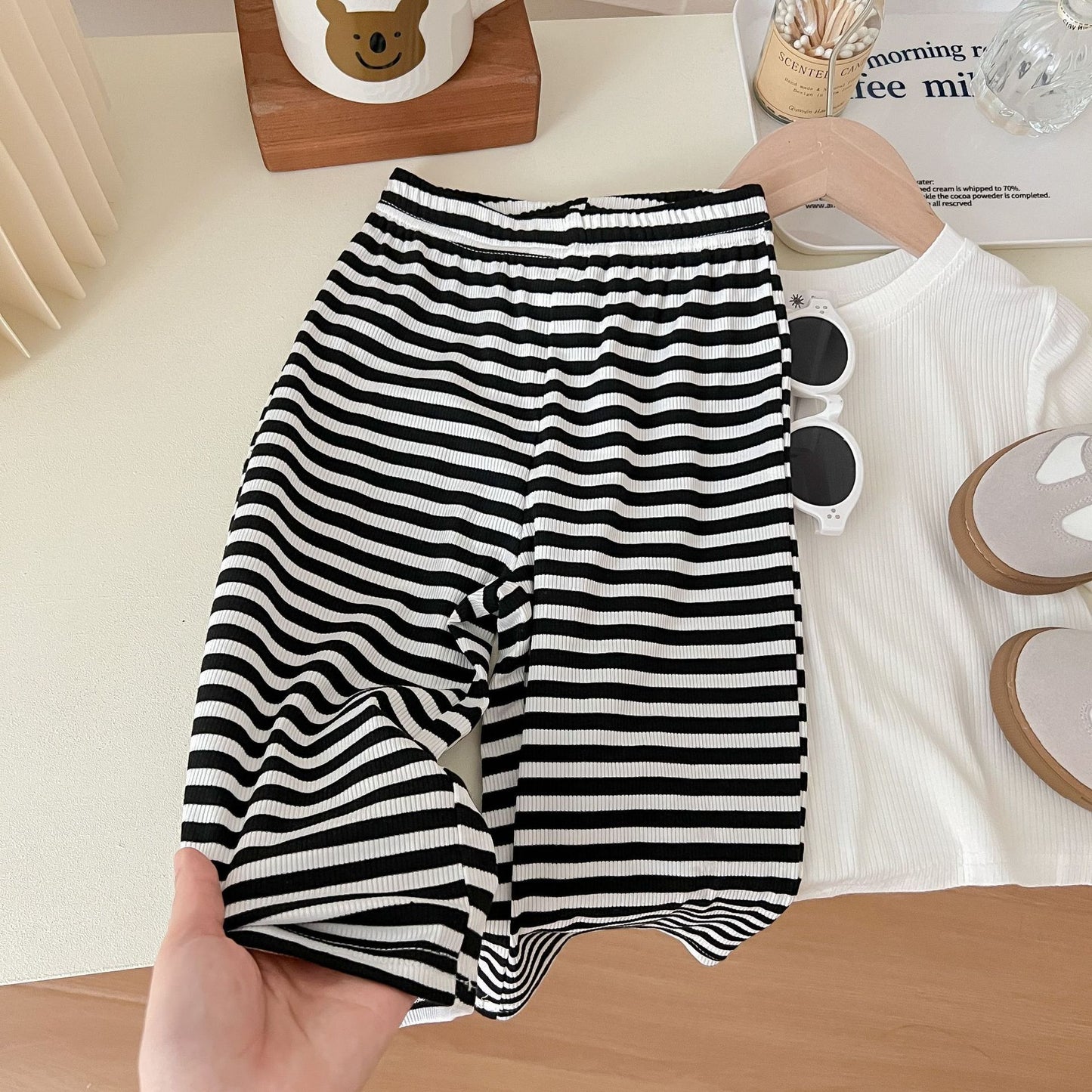 Spring And Summer Wide-leg Pants Korean Style Fried Street Girl Thin Type Casual Sports Trousers