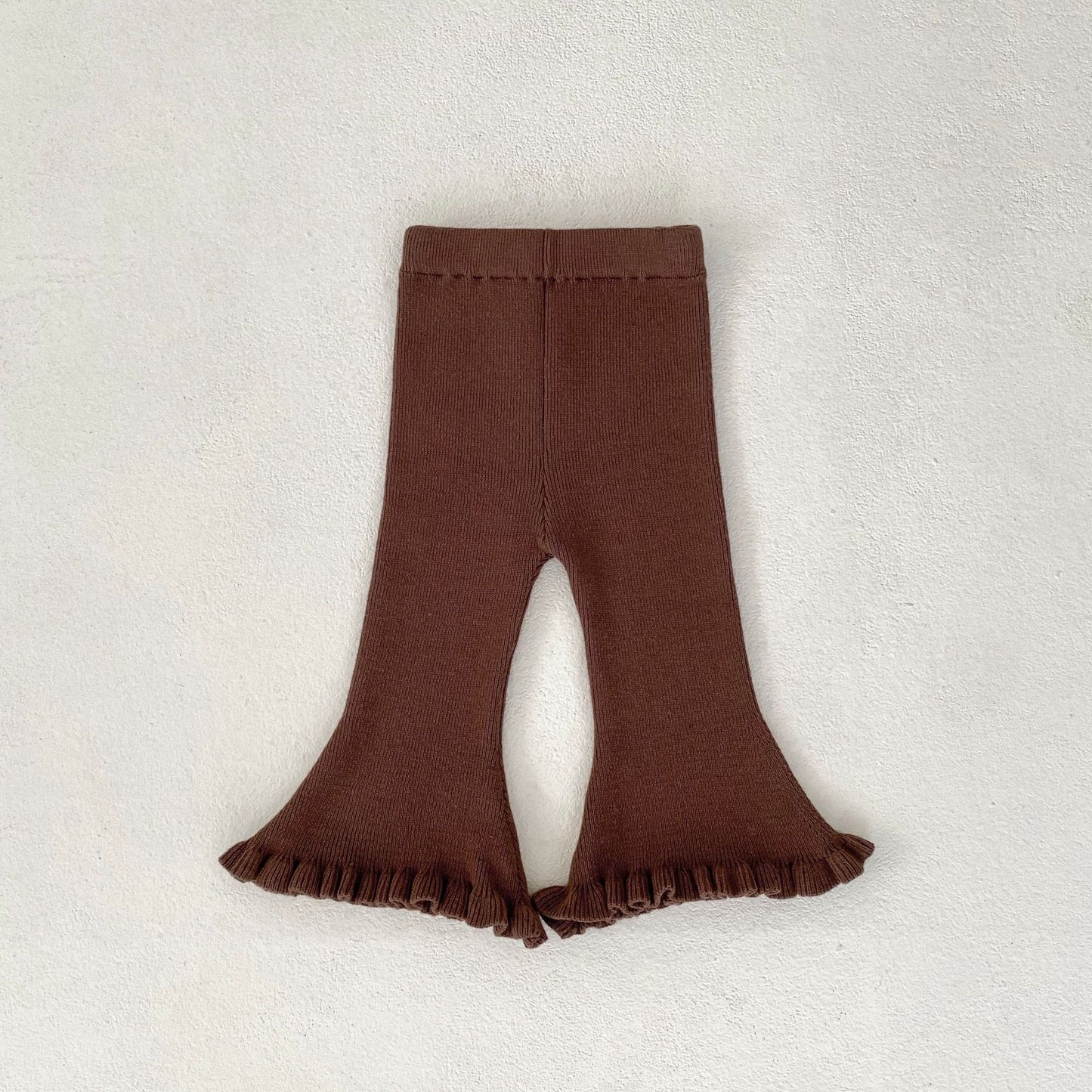 Baby Girl Baby Leisure Brushed Flared Pants
