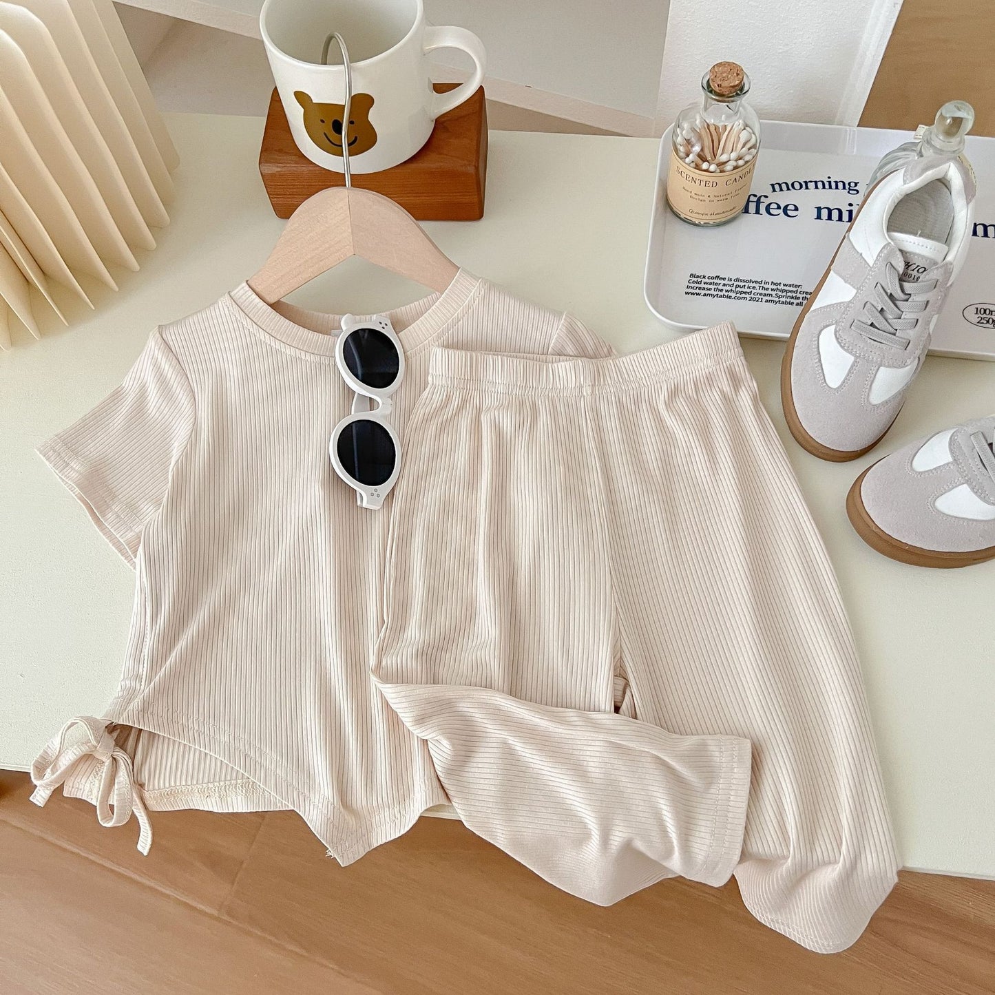 Spring And Summer Wide-leg Pants Korean Style Fried Street Girl Thin Type Casual Sports Trousers