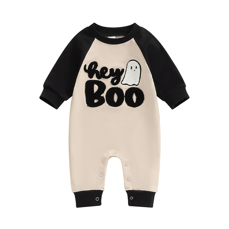 Baby Jumpsuit Halloween Long Romper Color Matching