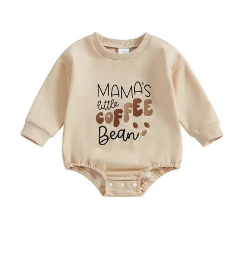 Alphabet Embroidery Long-sleeve Jumpsuit