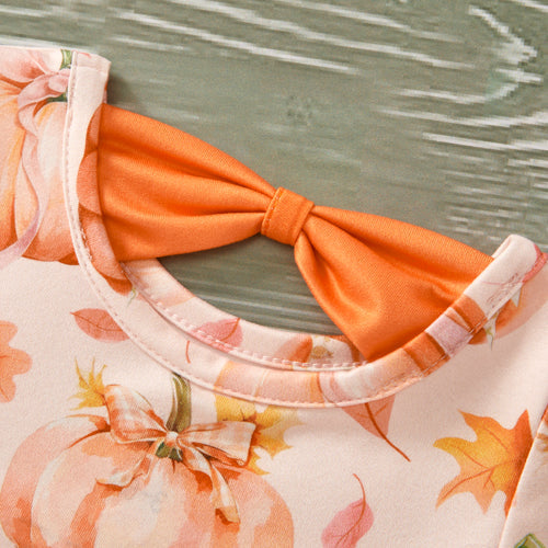 Fall pumpkin dress