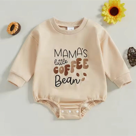 Alphabet Embroidery Long-sleeve Jumpsuit