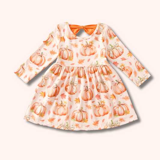 Fall pumpkin dress